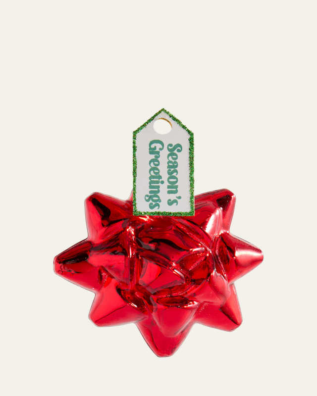 Vintage Bow Christmas Ornament